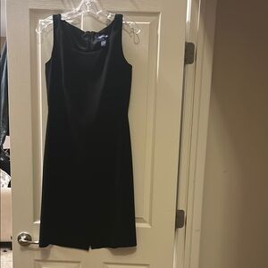 Ann Taylor Elegant Black Sleeveless Dress